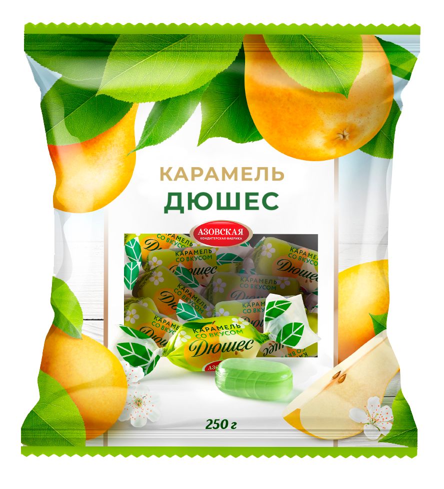 карамель леденцовая со вкусом дюшес 250 г, акф