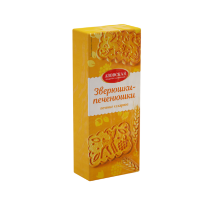 печенье сахарное "зверюшки-печенюшки" 300 г, акф 