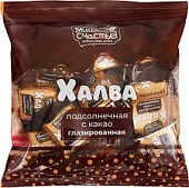 конфеты халва подсол. с какао глазир. мишкино счастье  240г
