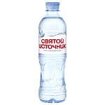 вода природная "святой источник" негазированная 0,5 л, пэт