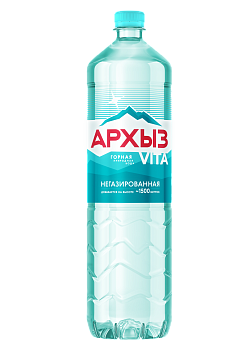 вода питьевая архыз vita негазированная столовая 1,5 л пэт