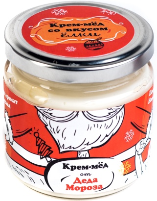 крем-мёд "от деда мороза" с кедровой живицей