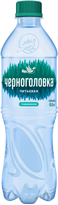 вода питьевая черноголовка  газированная 0,5 л, пэт
