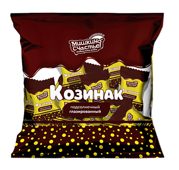 конфеты козинак подсолн. глаз.  мишкино счастье 240г  