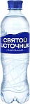 вода природная "святой источник" газированная 0,5 л, пэт