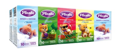 платочки носовые plushe classik двухслойные
