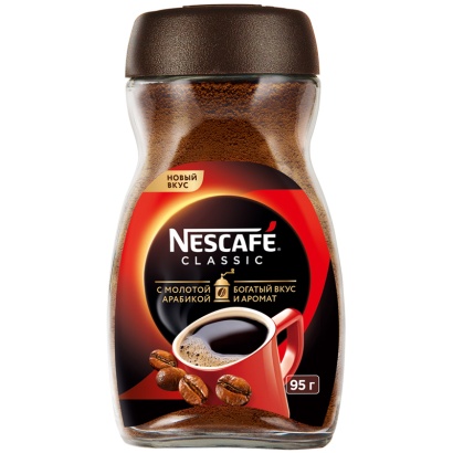 кофе nescafe classic  ст. банка 95 г		