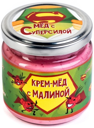 крем-мёд "с супер силой" с малиной