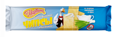 чипсы «от мартина» сметана и лук 100г
