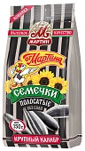семечки "от мартина" отборные полосатые без соли 150г