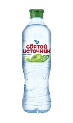 вода природная "святой источник" яблоко негазированная 0,5 л, пэт