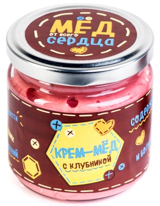 крем-мёд "от всего сердца" с клубникой
