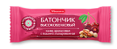 батончик  халва арахис с вишней глазир. мишкино 50г