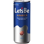 кофе let's be arabica 0,24 л, ж/б