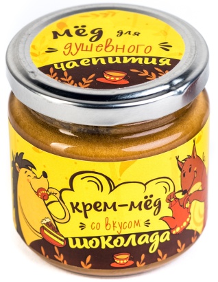 крем-мёд "для душевного чаепития" с какао
