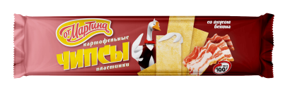 чипсы «от мартина» бекон 100г