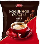 карамель с начинкой со вкусом кофе "кофейное счастье" 250 г, акф