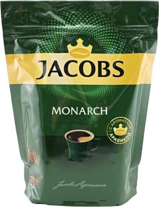 кофе jacobs monarch 130 г растворимый в вакуумном пакете