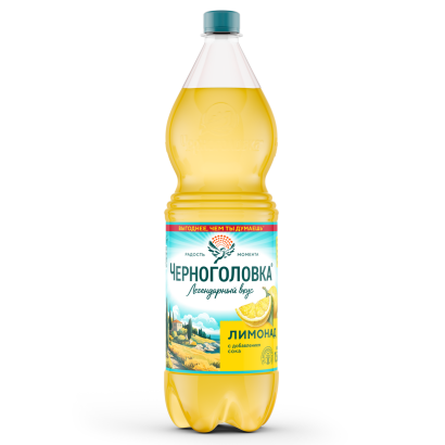 газированный напиток  черноголовка лимонад оригинальный  1,5 л,  пэт