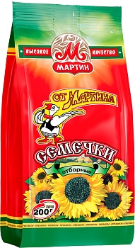 семечки "от мартина" отборные 200г