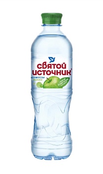 вода природная "святой источник" яблоко негазированная 0,5 л, пэт